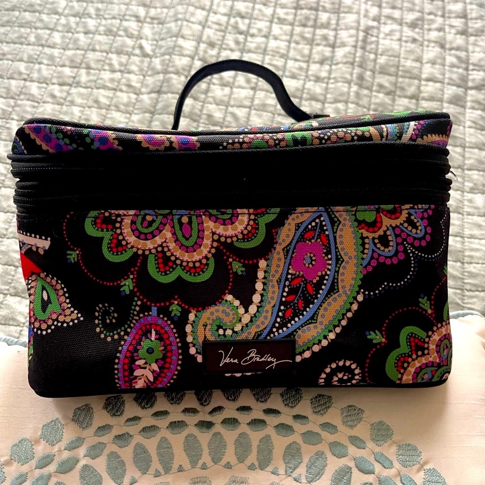 Vera Bradley Kiev Paisley Toiletry/Make Up Bag